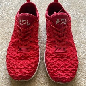 RED APL TECHLOOM PHANTOM SNEAKERS SZ 9